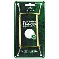 Tripar Plate Hanger Clear Plastic Coated Adjusts7 To 10 Dia. Carded