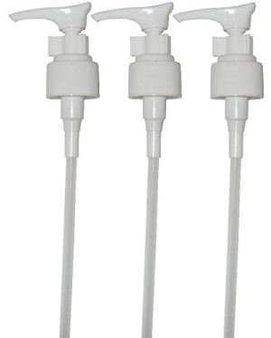 White Dispenser Pumps for Soap and Lotion, 24/410 (Pack of 3)
