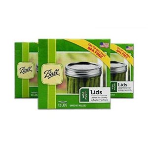 Ball Wide Mouth Lids - 3 Dozen, Total Of 36 Canning And Preserving Lids
