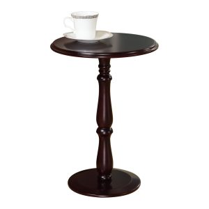 Pilaster Designs - Plant Stand Accent Side End Table, Cherry Finish