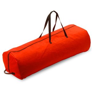 Red Artificial Tree Bag for 7 1/2' Tree with Rolling Wheels