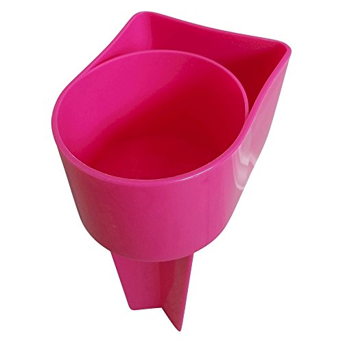 Beach Cubbies Hot Pink Beach Spike Drink Holder - Hold Your Drink & Your Stuff