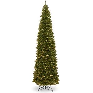 14' North Valley Spruce Pencil Slim Tree with Clear Lights