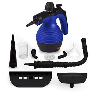 Comforday Multi Purpose Carpet High Pressure Chemical Free Steamer with with 9-Piece Accessories, Perfect for Stain Removal, Curtains, Car Seats,Floor,Window Cleaning Blue