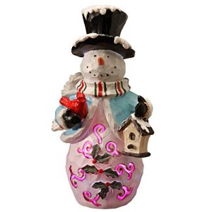 11 Lighted Holiday Snowman Dcor