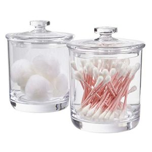 STORi 15-Ounce Premium Quality Clear Plastic Apothecary Jar | 2 Pack