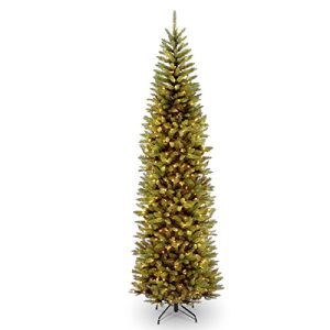 14' Kingswood Fir Pencil Tree with 1300 Clear Lights