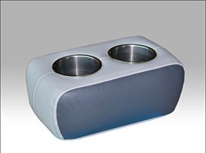 SMARTECH Anywhere Stainless Steel Cup Holder Huskies Gray/Cavaliers Charcoal