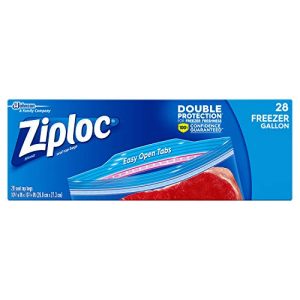 Ziploc Freezer Bags, Gallon, 28 ct