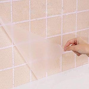 Clear Glossy Self Adhesive Film Covering Removable Protective Film Contact Paper Shelf Drawer Liner Vinyl Transfer Tape Antifouling Fast Clean Roll 17.7 x 9.8'