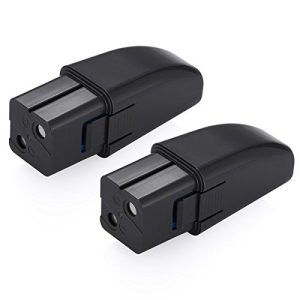 Powerextra 2 Pack 7.2V 2000mAh Ni-MH Replacement Battery Compatible with Ontel Swivel Sweeper G1 & G2