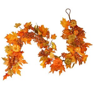 Harvest Accessories-70 Garland with Maple Leaves