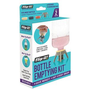 Flip-It FL4X2HBB Bottle Emptying Kit for Bath and Beauty, 2-Pack