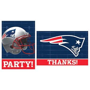 New England Patriots Collection Party Invitations & Thank You Card Sets