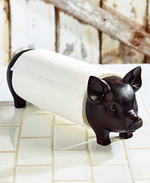 The Lakeside Collection Pig Paper Towel Holder
