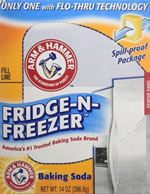 Arm & Hammer Baking Soda, Fridge-N-Freezer Pack, Odor Absorber, 14oz (Pack of 3)