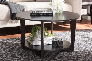Baxton Studio Belina Modern and Contemporary Wenge Brown Finished Coffee Table