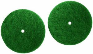 Genuine Koblenz Scrubbing Pads - 2 Pads And 2 Plastic Retainers (Colors Vary)