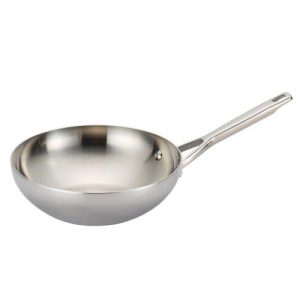 Anolon Tri-Ply Clad Stainless Steel 10.75-Inch Stir Fry