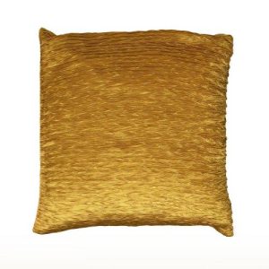 Rizzy Home T06486 Gather Details On Both Sides Decorative Pillow, 18 By 18-Inch, Gold