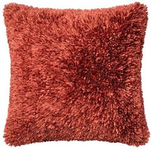Dset Loloi Dsetp0045ru00pil3 100% Polyester Cover And Down Fill Decorative Accent Pillow, 22 X 22, Rust