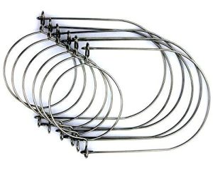 Stainless Steel Wire Handles For Mason, Ball, Canning Jars (6 Pack, Regular Mouth)