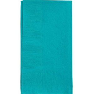 Choice 15 X 17 Teal 2-Ply Paper Dinner Napkin - 125/Pack