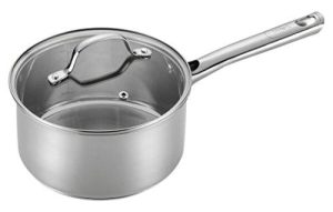 T-Fal E75824 Performa Stainless Steel Dishwasher Safe Oven Safe Sauce Pan Cookware, 3-Quart, Silver