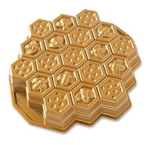 Nordic Ware Gold Premier Honeycomb Pull-Apart Dessert Pan