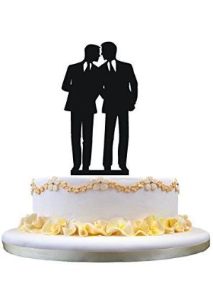Gay Wedding Cake Topper Groom To Groom Cake Topper For Men Gift