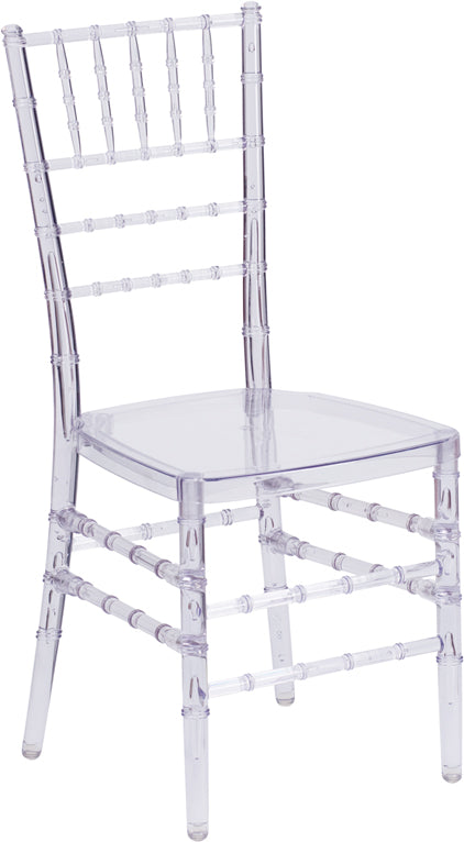 Flash Elegance Crystal Ice Stacking Chiavari Chair - BH-ICE-CRYSTAL-GG