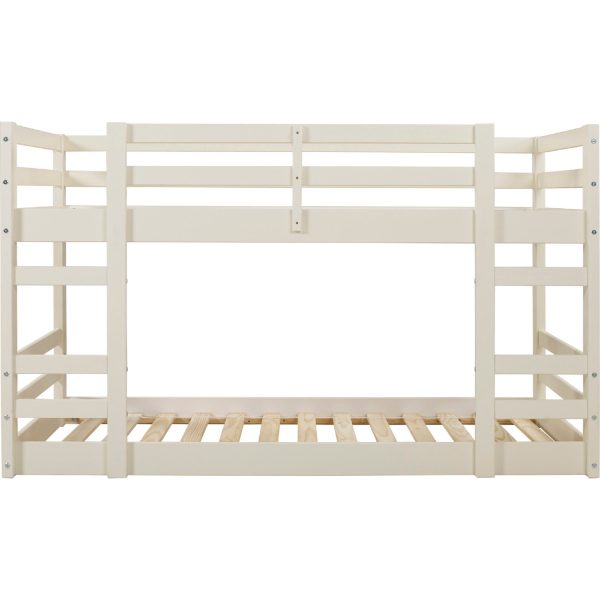 Low Wood Twin Bunk Bed - White