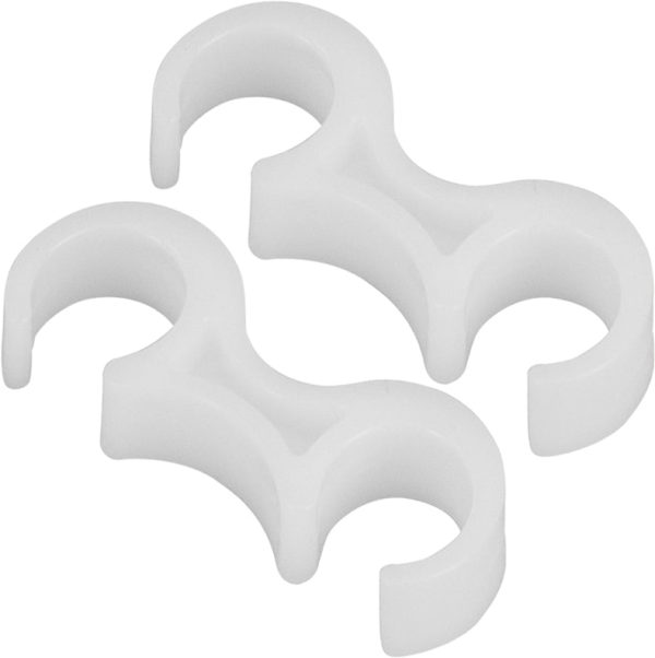 White Plastic Ganging Clips - Set of 2 - LE-3-WHITE-GANG-GG