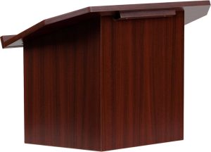 Foldable Tabletop Lectern in Mahogany - MT-M8833-LECT-GG