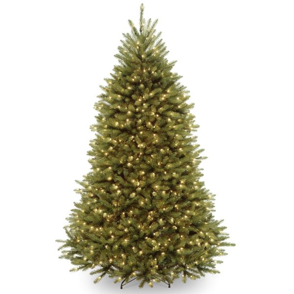 6 1/2' Dunhill Fir Hinged Tree with 650 Clear Lights