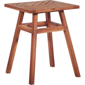 Patio Wood Side Table - Brown