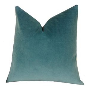 Plutus Contentment Peacock Handmade Throw Pillow, (Double sided 16 x 16)
