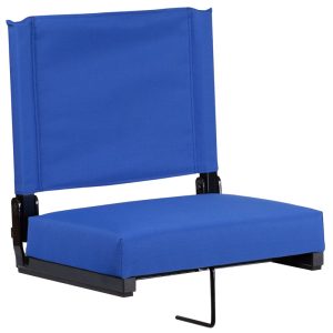 Grandstand Comfort Seats by Flash with Ultra-Padded Seat in Blue - XU-STA-BL-GG